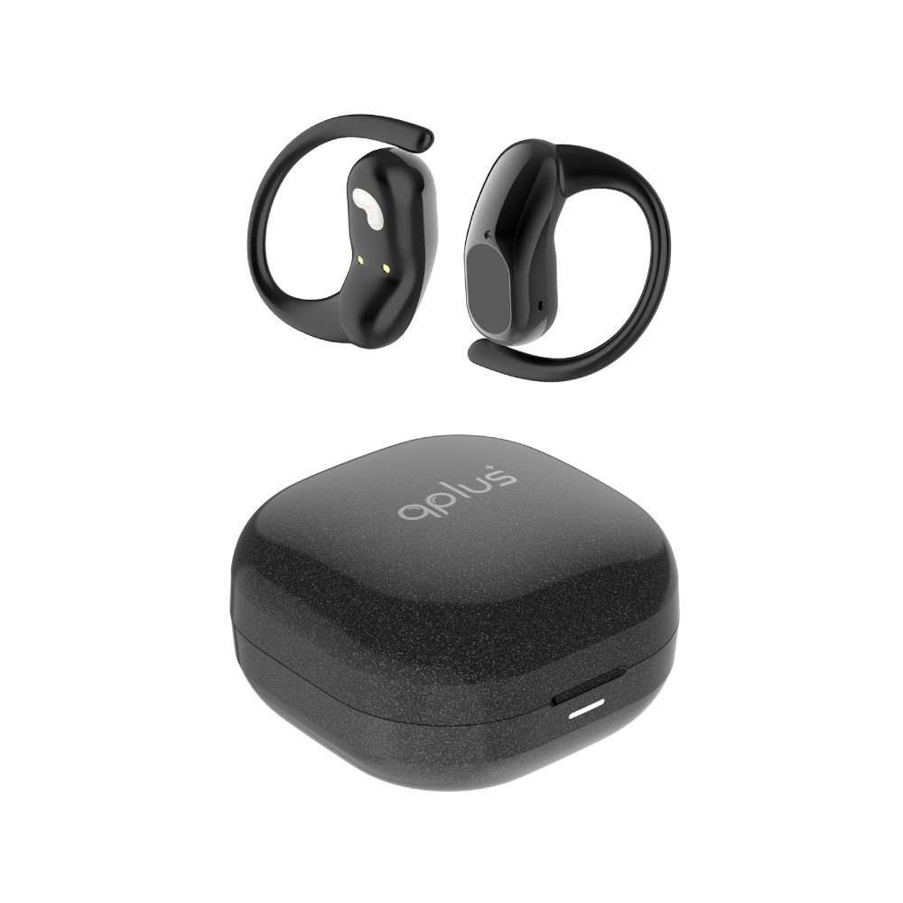 หูฟังไร้สาย QPLUS Open Ear TWS YF2 Black
