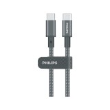 สายชาร์จ Philips USB-C to USB-C Cable 60W Braided