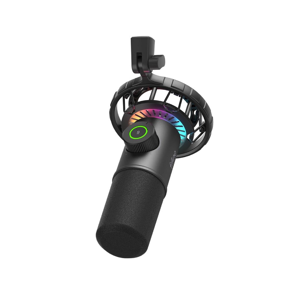 ไมโครโฟน Fifine K658 USB-C Dynamic Mic RGB Black