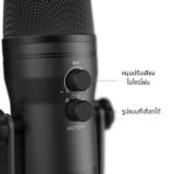 ไมโครโฟน Fifine K690 USB Condenser Black