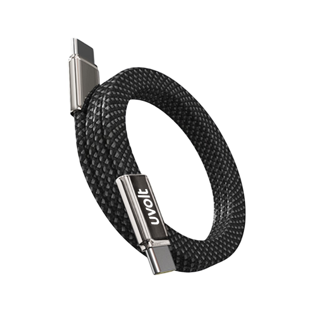 สายชาร์จ UVOLT USB-C to USB-C DATA 240W 1.5M Black (UVCC-02BK)