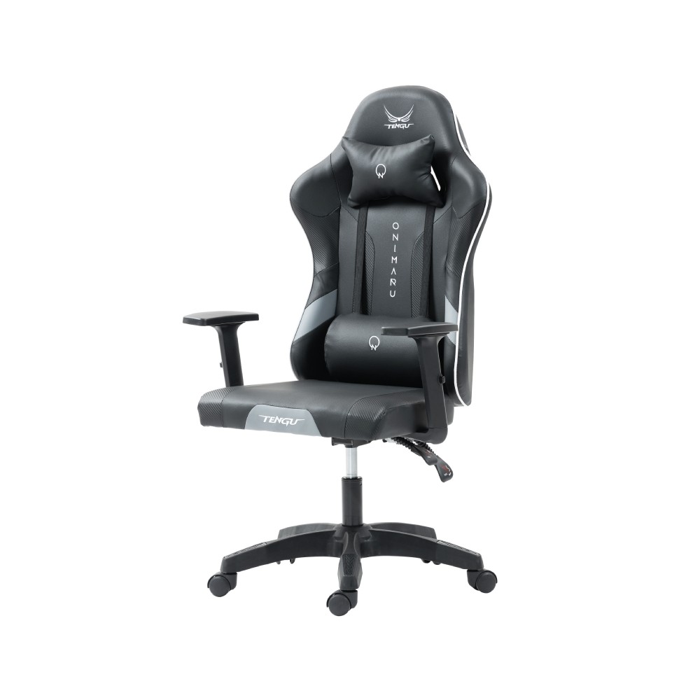 เก้าอี้เกมมิ่ง Tengu Onimaru PRO Leather Gray