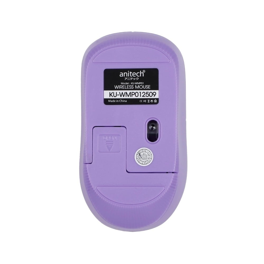 Anitech x Sanrio เมาส์ไร้สาย+แผ่นรองเมาส์ KU-WMP01-PU Purple