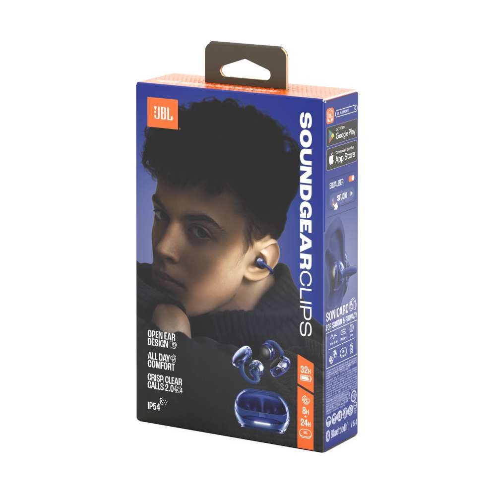 หูฟังไร้สาย JBL Soundgear Clips Blue