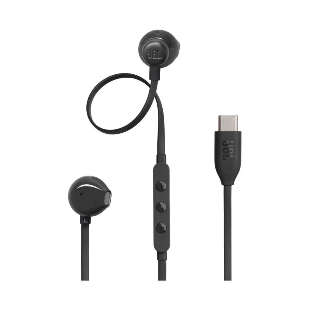 หูฟัง JBL Earbuds with Mic. T305 USB-C Black