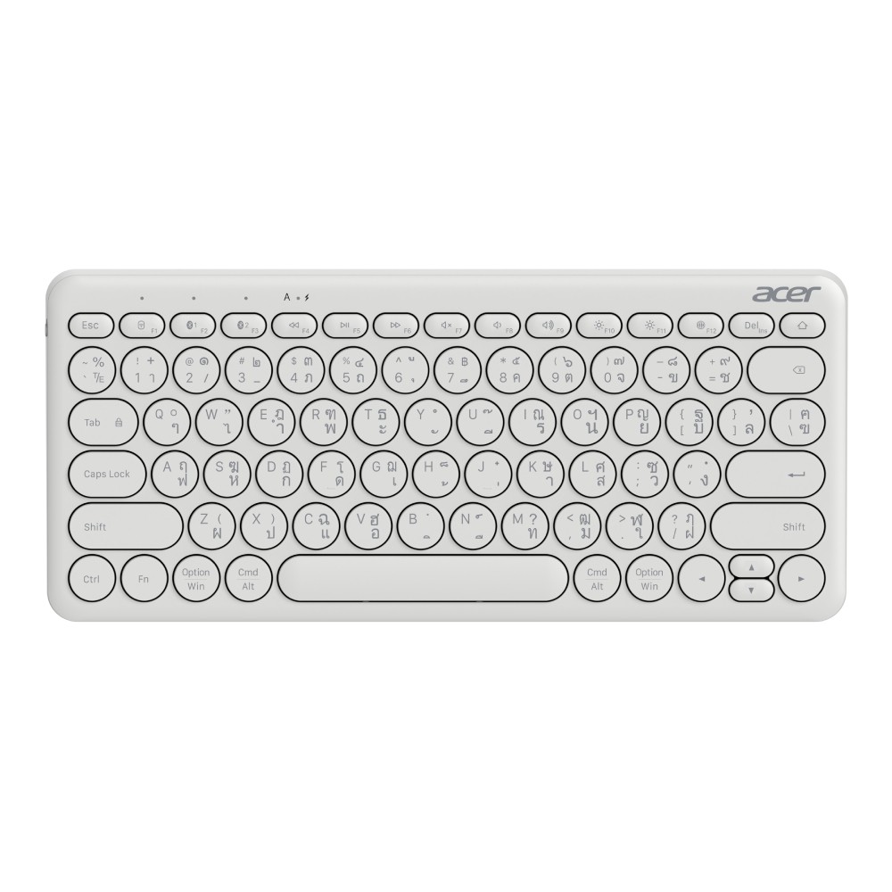 คีย์บอร์ดไร้สาย Acer Wireless & Bluetooth LV1600 Gray