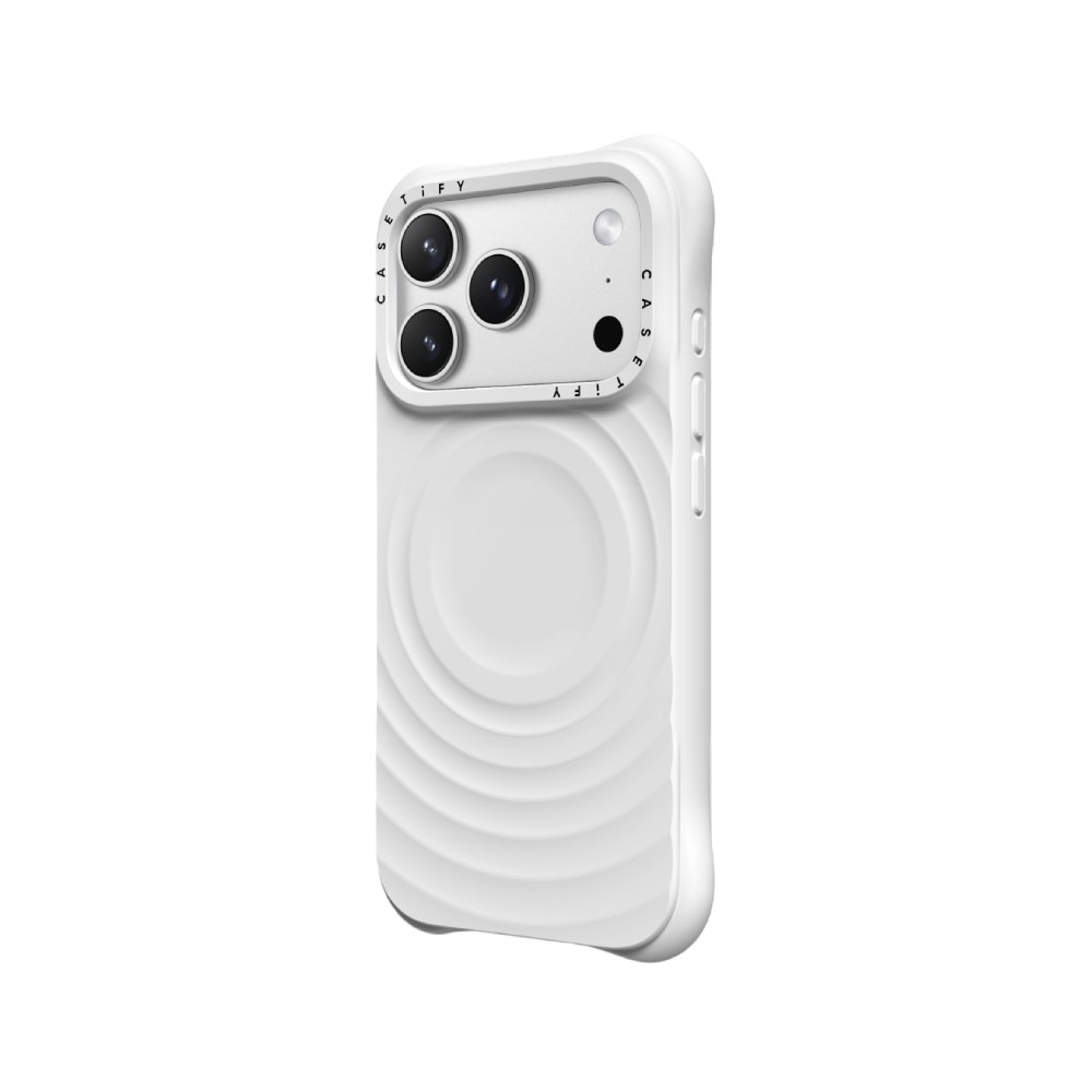 เคส Casetify iPhone 17 Pro Max The Ripple Case White