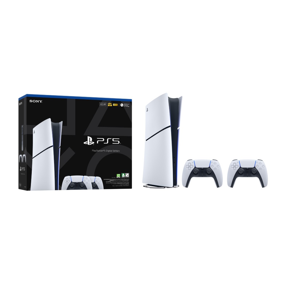 เครื่องเล่นเกม Sony PlayStation 5 - Digital Edition E Chassis Two DualSense Bundle