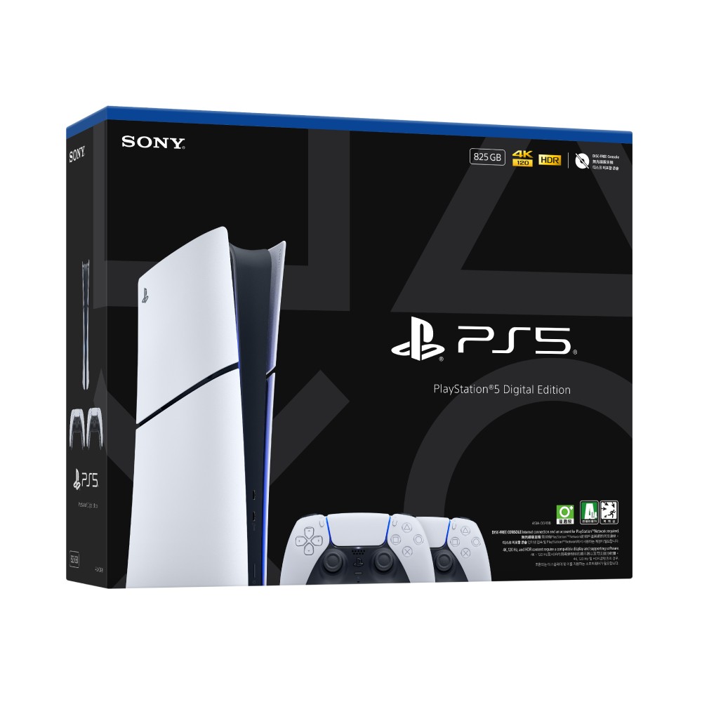 เครื่องเล่นเกม Sony PlayStation 5 - Digital Edition E Chassis Two DualSense Bundle