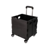 รถเข็นพับได้ UP7 Folding Shopping Cart Black