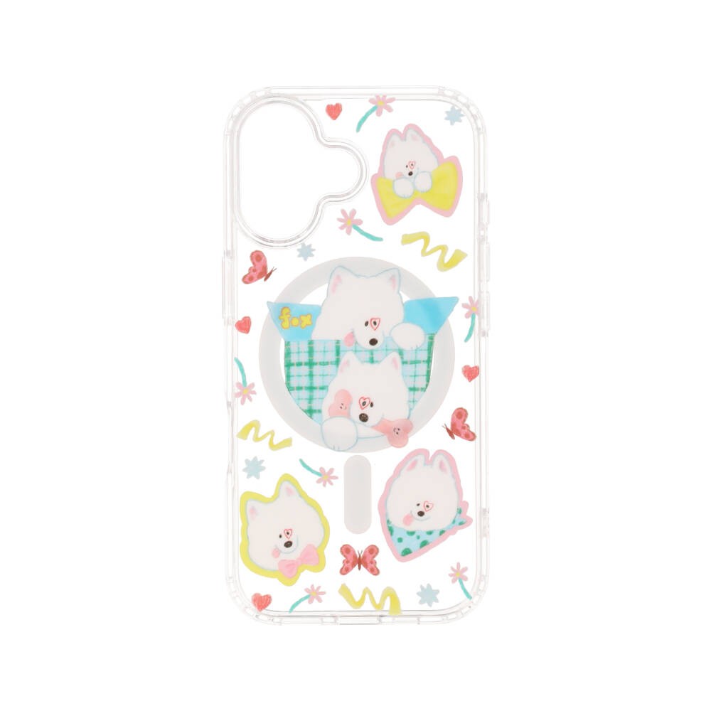 FOX x WORAPEACH เคส iPhone 17 Samoyed Magnetic
