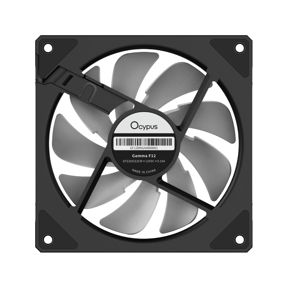 พัดลมคอม OCYPUS GAMMA F12 ARGB Black