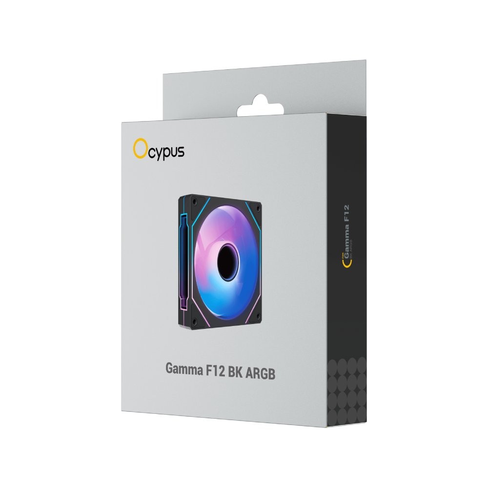 พัดลมคอม OCYPUS GAMMA F12 ARGB Black