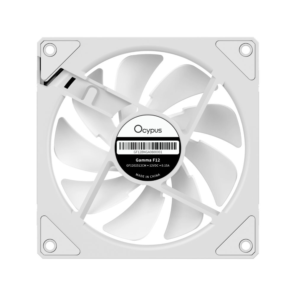 พัดลมคอม OCYPUS GAMMA F12 ARGB White