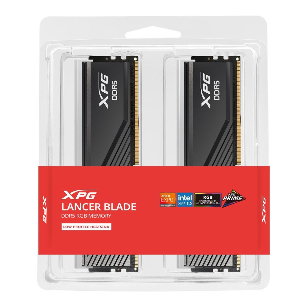 แรมพีซี ADATA XPG Lancer Blade RGB DDR5 32GB/6000MHz.(2x16GB) CL48 - Black (AX5U6000C4816G-DTLABRBK)
