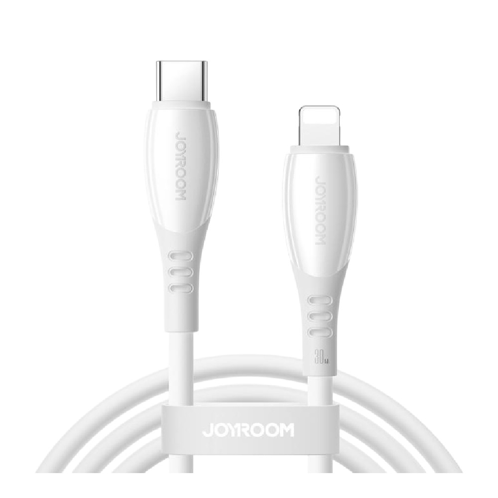 สายชาร์จ JOYROOM USB-C to Lightning 30W Fast Charging Data Cable 1.2M White (Vibrant Series/S-A59)
