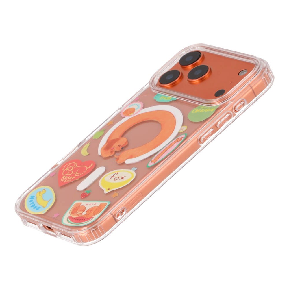 FOX x WORAPEACH เคส iPhone 17 Pro Max Dachshund Magnetic