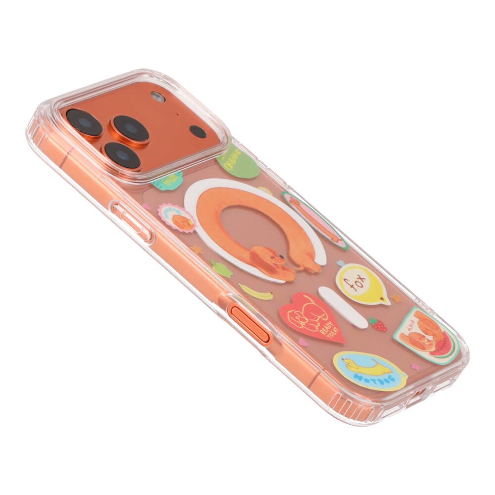 FOX x WORAPEACH เคส iPhone 17 Pro Max Dachshund Magnetic
