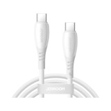 สายชาร์จ JOYROOM USB-C to USB-C 60W Fast Charging Data Cable 1.2M White (Vibrant Series/S-A59)