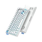 คีย์บอร์ดเกมมิ่ง Onikuma Hane MT706 81-key Triple-Mode Mechanical White