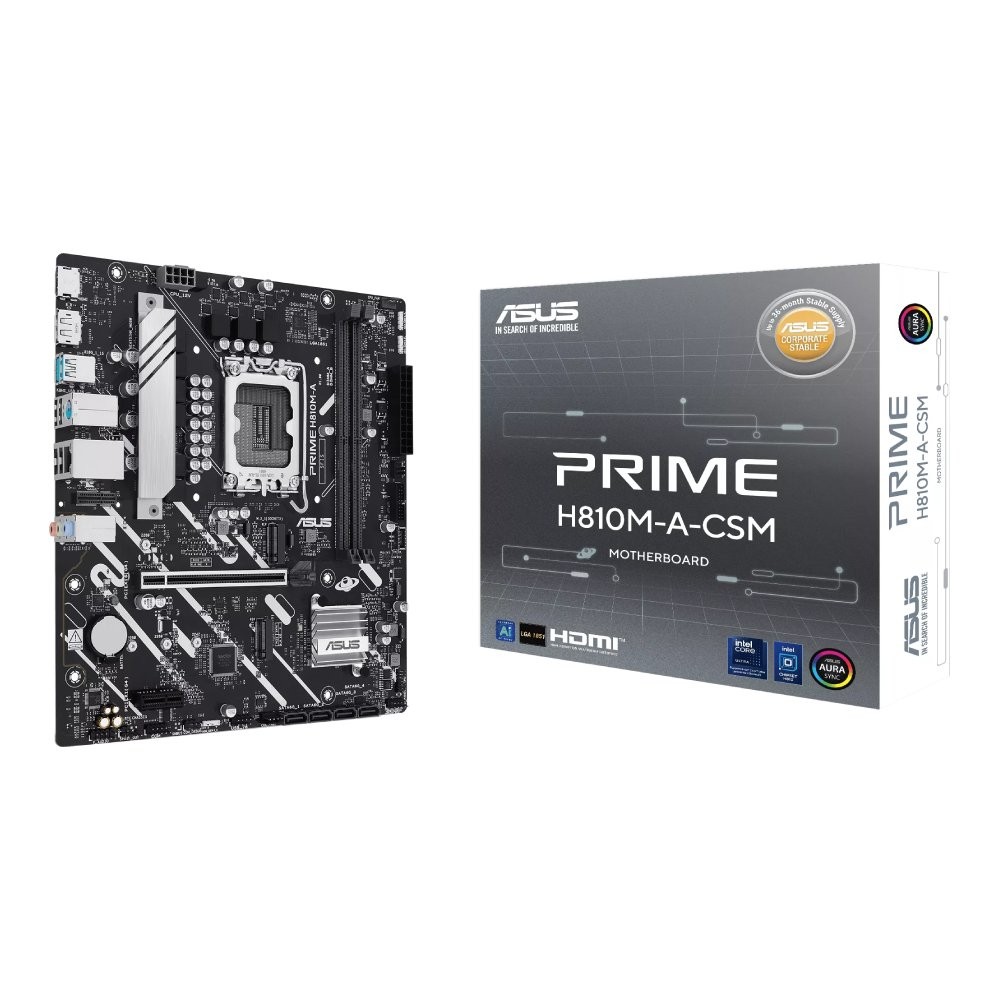 เมนบอร์ด ASUS PRIME H810M-A CSM DDR5 LGA-1851