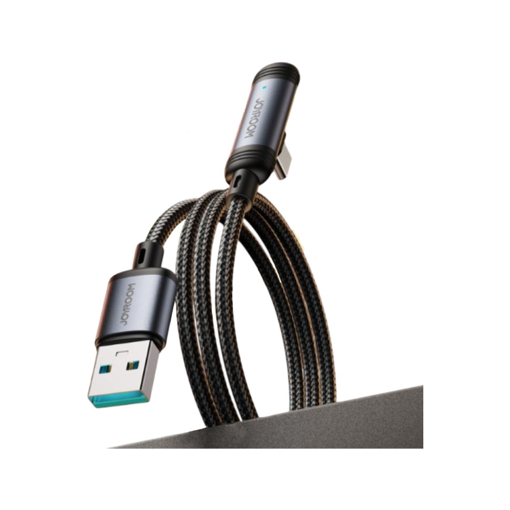 สายชาร์จ JOYROOM EnjoyX Series 90 USB-A to Type-C 3A S-A56 1.2M Black