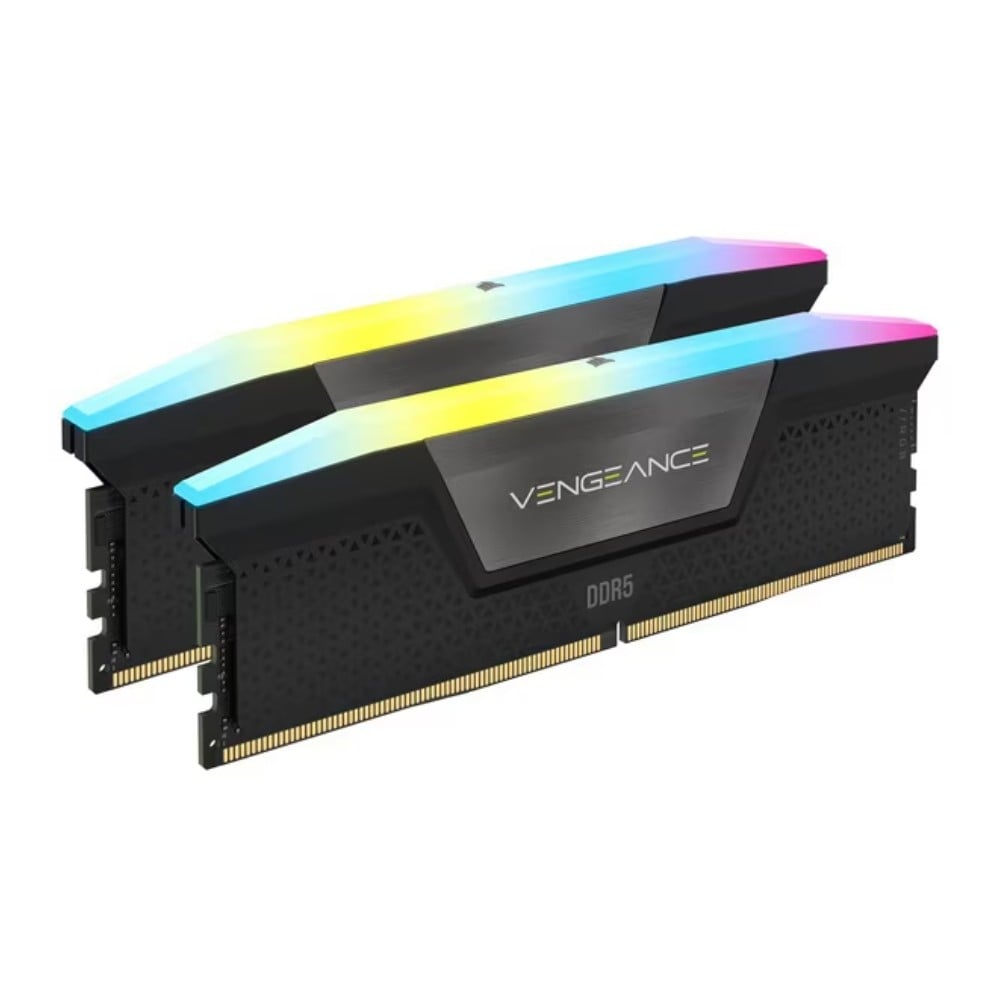 แรมพีซี CORSAIR DDR5 64GB/5600MHz CL40 (2x32GB) VENGEANCE RGB - Black (CMH64GX5M2D5600Z40)
