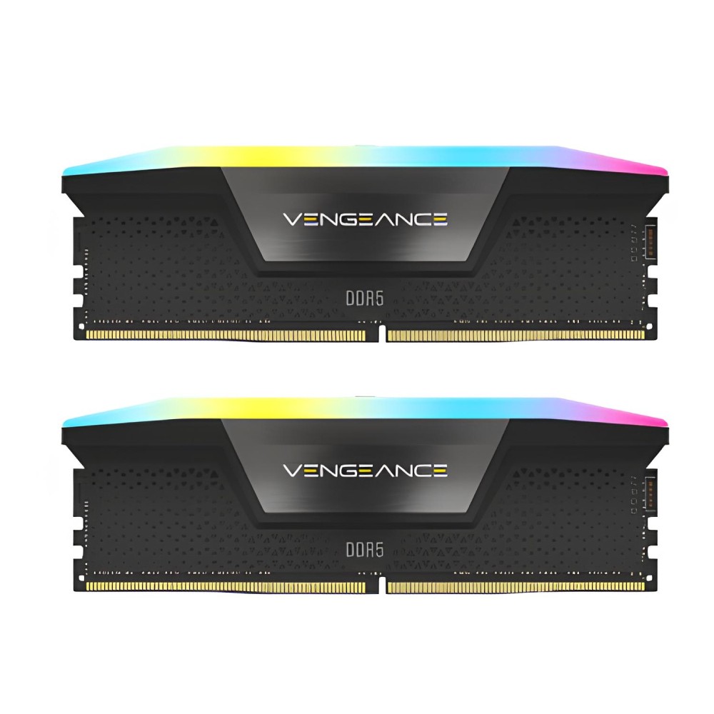 แรมพีซี CORSAIR DDR5 64GB/5600MHz CL40 (2x32GB) VENGEANCE RGB - Black (CMH64GX5M2D5600Z40)