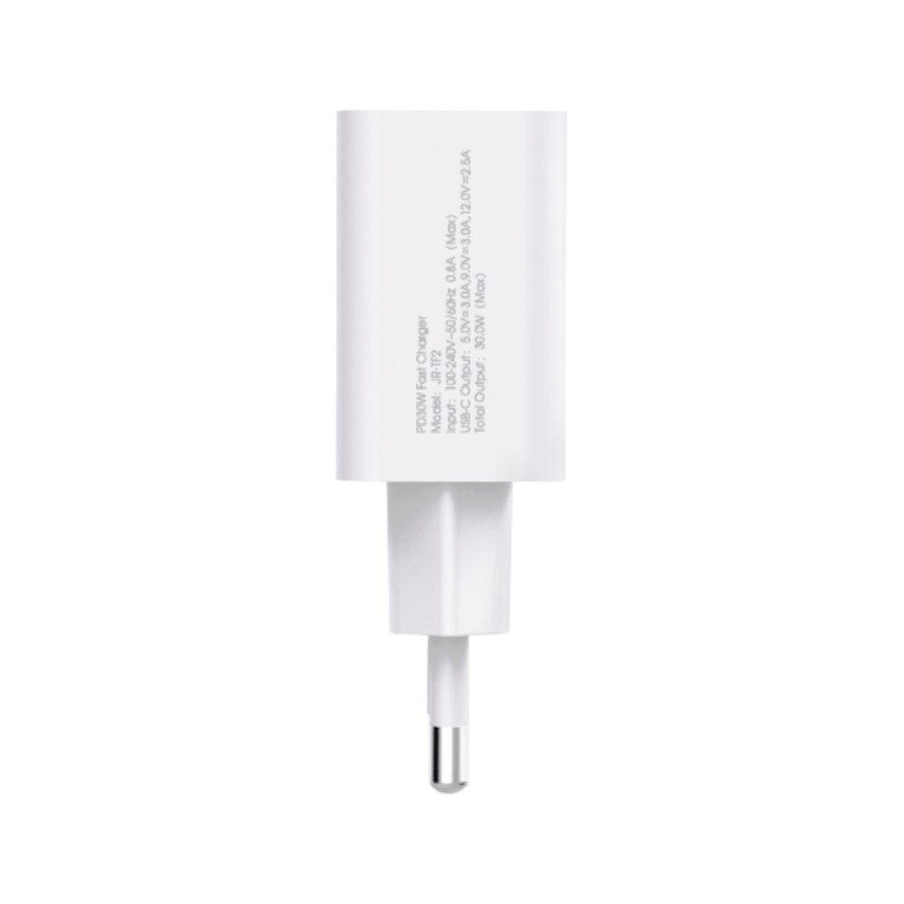 อะแดปเตอร์ JOYROOM Wall Charger 1 USB-C (PD30W) White (JR-TF2)