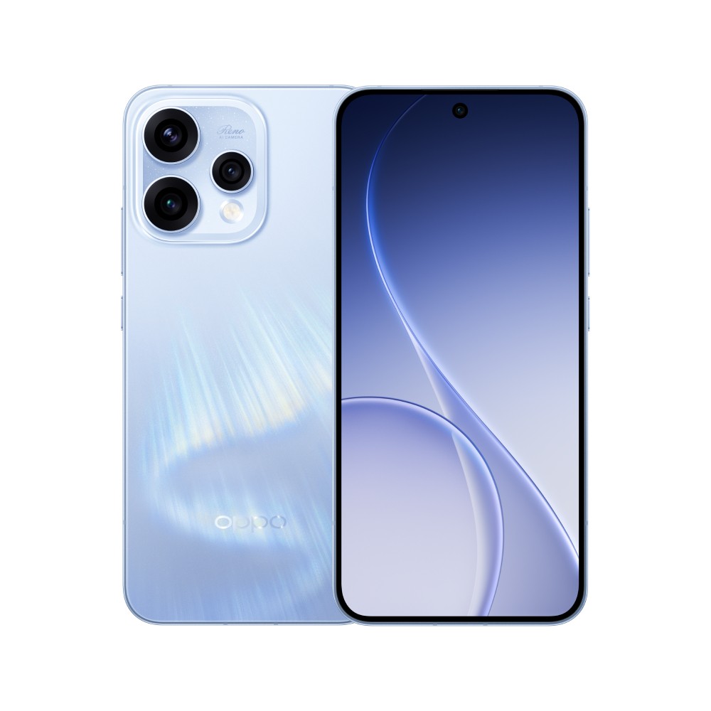 สมาร์ทโฟน OPPO Reno15 (12+256GB) Aurora Blue (5G)
