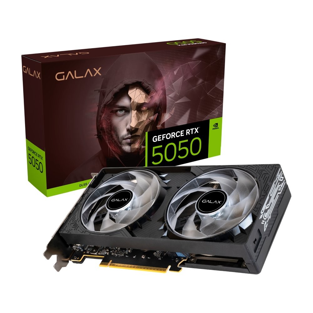 การ์ดจอ GALAX GeForce RTX 5050 1-Click OC V2 8GB GDDR6 128-bit
