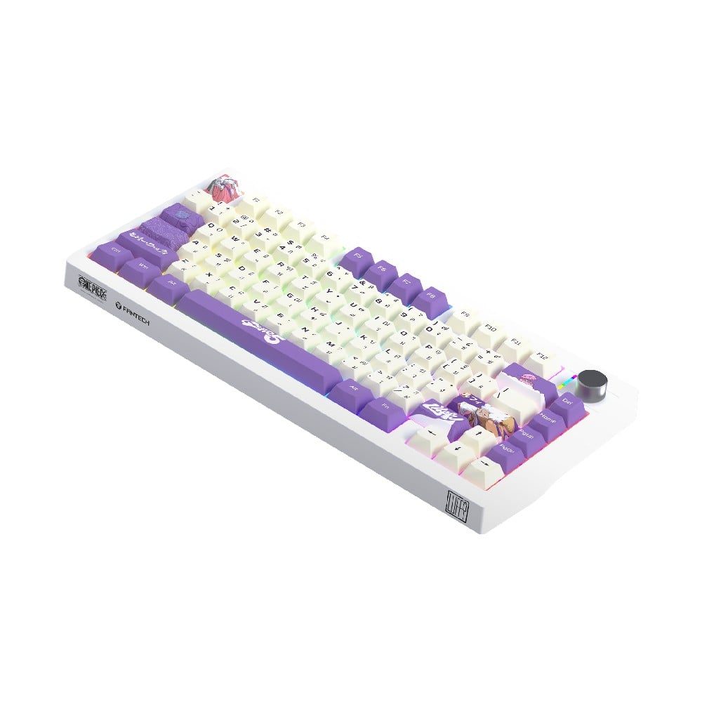 Fantech x One Piece คีย์บอร์ดเกมมิ่ง Mechanical Mk921 Luffy Gear5 White Switch