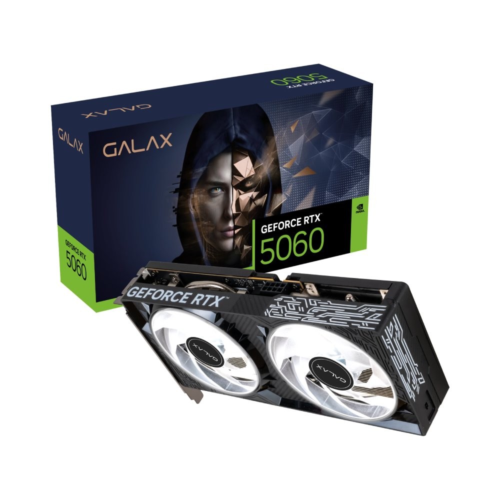 การ์ดจอ GALAX GeForce RTX 5060 1-Click OC V2 8GB GDDR7 128-bit