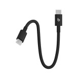 Beats USB-C to USB-C Woven Short Cable (20 cm) - Bolt Black