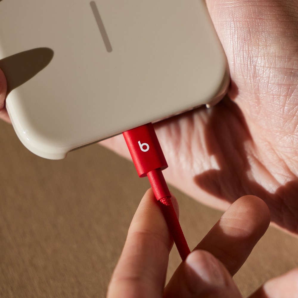 Beats USB-C to USB-C Woven Cable (1.5 m) - Rapid Red