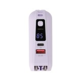 พาวเวอร์แบงค์ TECHPRO 15000 mAh built-in Lightning/Type-C cable (BC19) N Purple