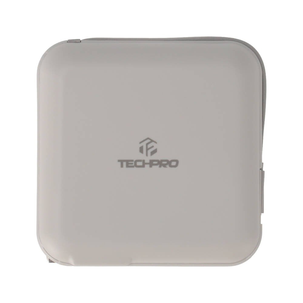 พาวเวอร์แบงค์ TECHPRO 15000 mAh built-in Lightning/Type-C cable (BC19) N Titanium Grey