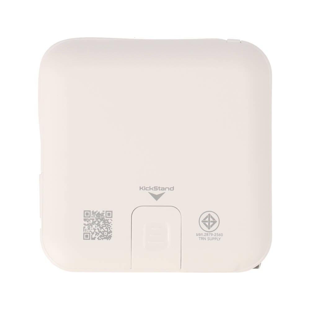 พาวเวอร์แบงค์ TECHPRO 15000 mAh built-in Lightning/Type-C cable (BC19) N White