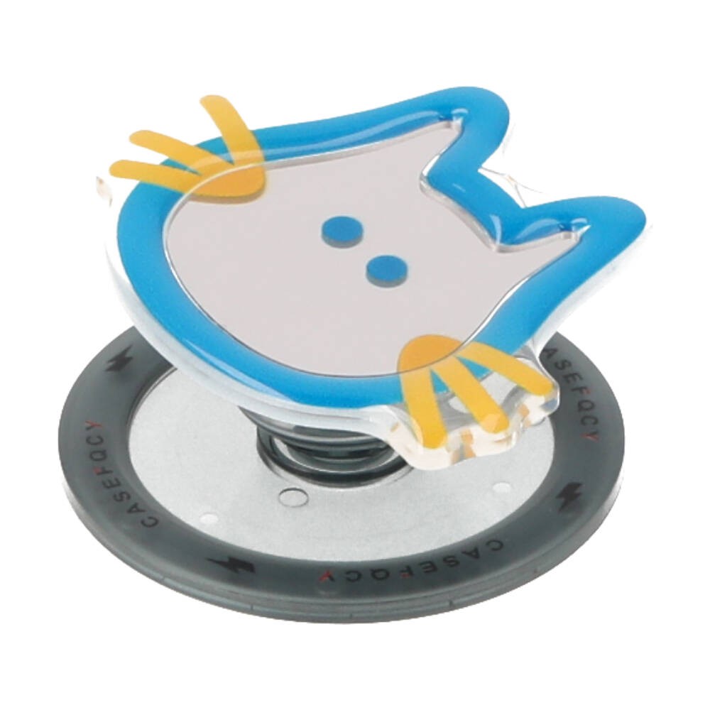 แหวนติดโทรศัพท์ Blue Box Mirror Cute Limited Collection Blue Cat