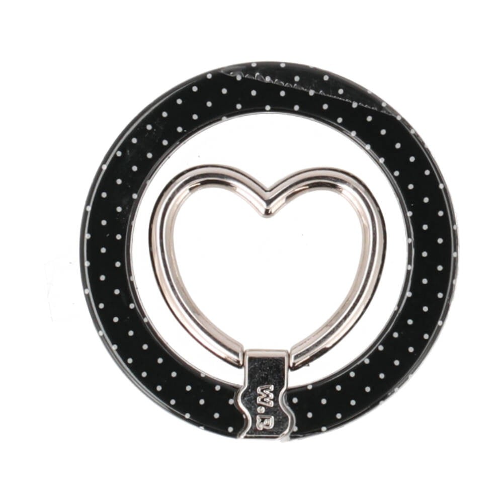 แหวนติดโทรศัพท์ Blue Box Premium Limited Collection Black Polka