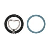 แหวนติดโทรศัพท์ Blue Box Premium Limited Collection Black Polka