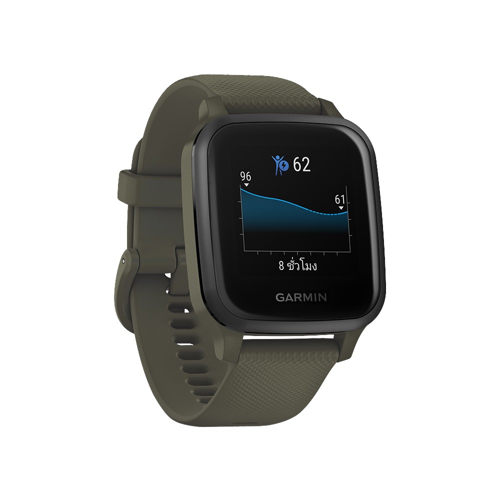 สมาร์ทวอทช์ Garmin Smartwatch Venu SQ Music Moss/Slate