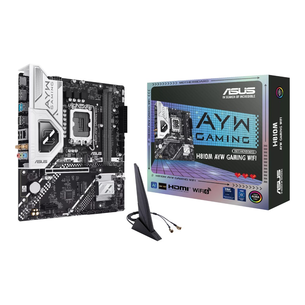 เมนบอร์ด ASUS H810M AYW Gaming WIFI DDR5 LGA-1851