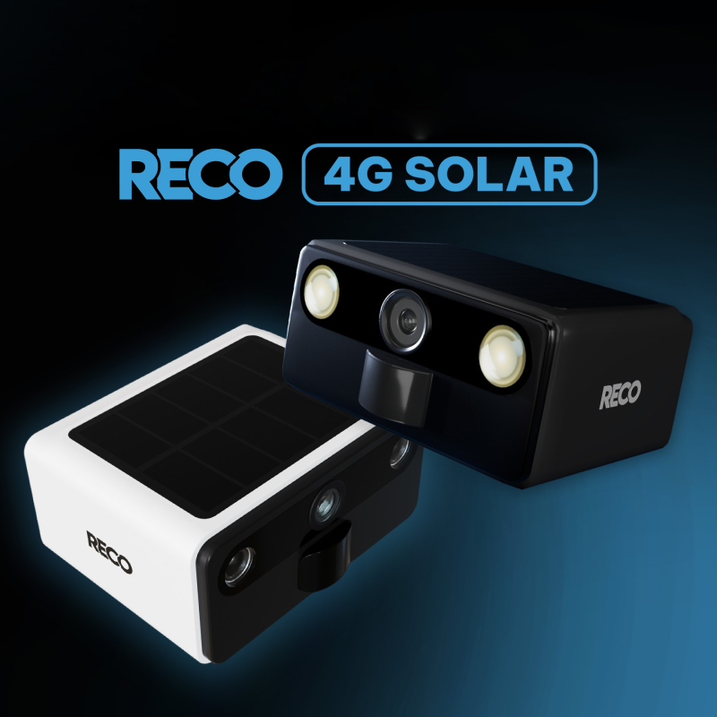 กล้องวงจรปิด RECO 4G SOLAR CCTV Camera White | Education Studio7