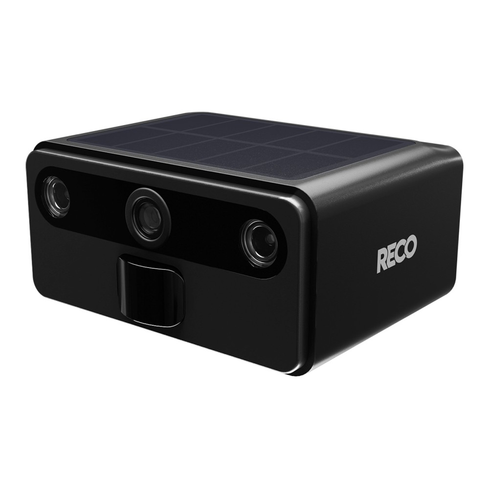 กล้องวงจรปิด RECO 4G SOLAR CCTV Camera Black