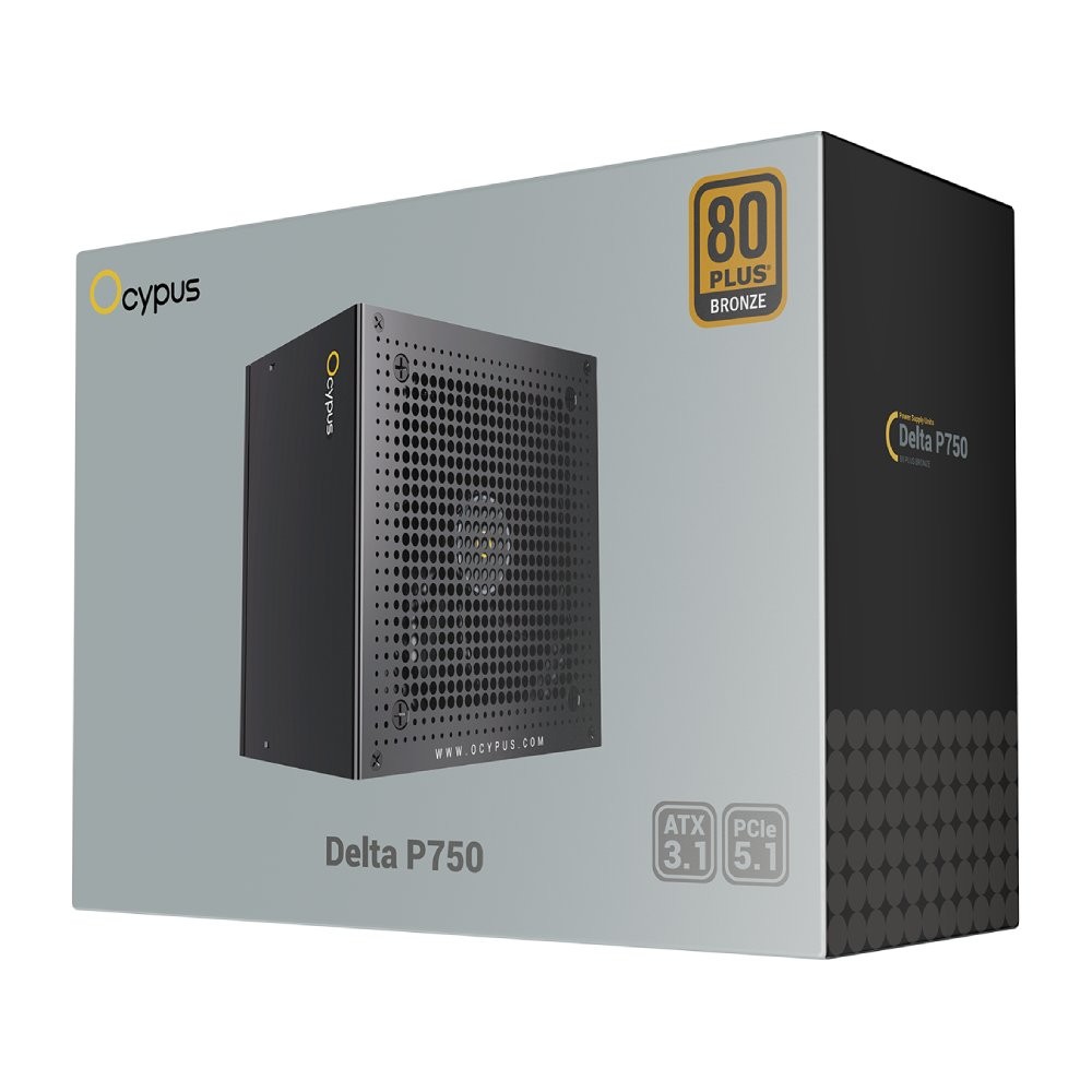 พาวเวอร์ซัพพลาย OCYPUS Delta P750 80 Plus Bronze
