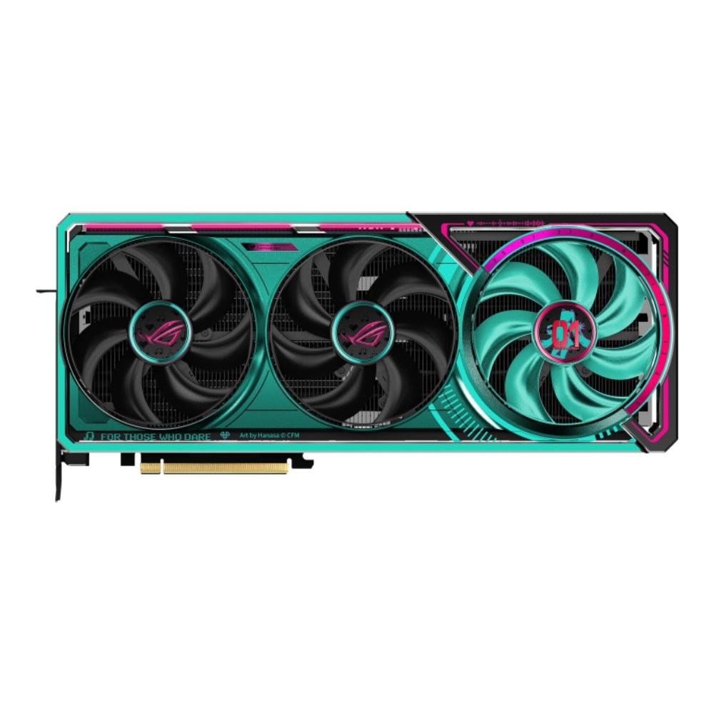 การ์ดจอ ASUS ROG Astral GeForce RTX 5080 16GB GDDR7 OC HATSUNE MIKU EDITION