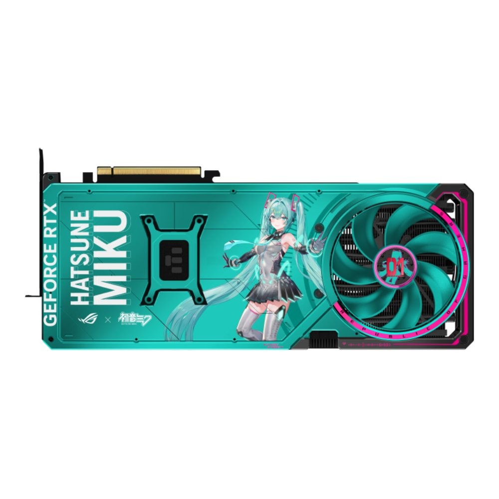 การ์ดจอ ASUS ROG Astral GeForce RTX 5080 16GB GDDR7 OC HATSUNE MIKU EDITION