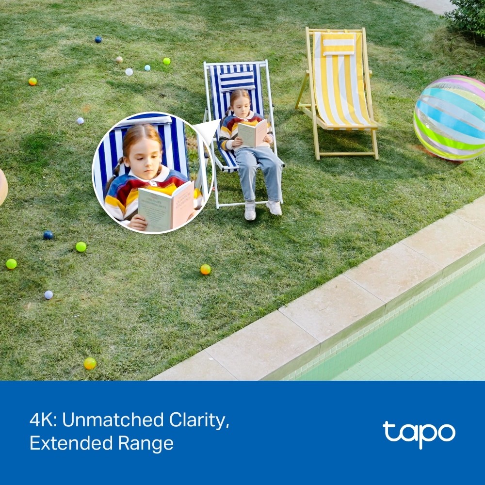กล้องวงจรปิด TP-Link Tapo C560WS 4K 8MP Outdoor Pan/Tilt Security Wi-Fi Camera