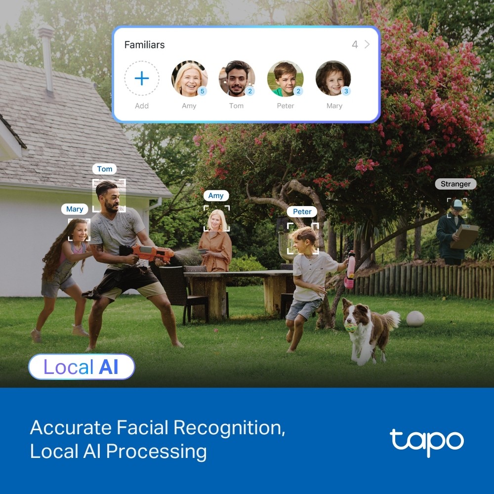กล้องวงจรปิด TP-Link Tapo C560WS 4K 8MP Outdoor Pan/Tilt Security Wi-Fi Camera